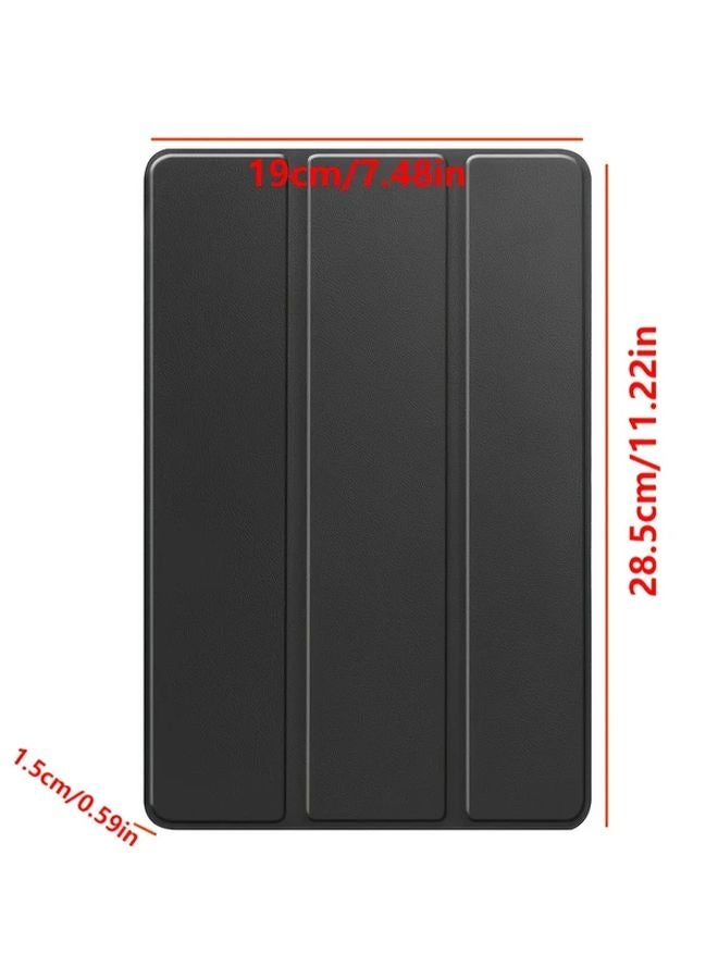 Xiaomi Pad Poco 12 1 Inch Dark Blue Protective Case Three Fold Magnetic Cover - Image 2